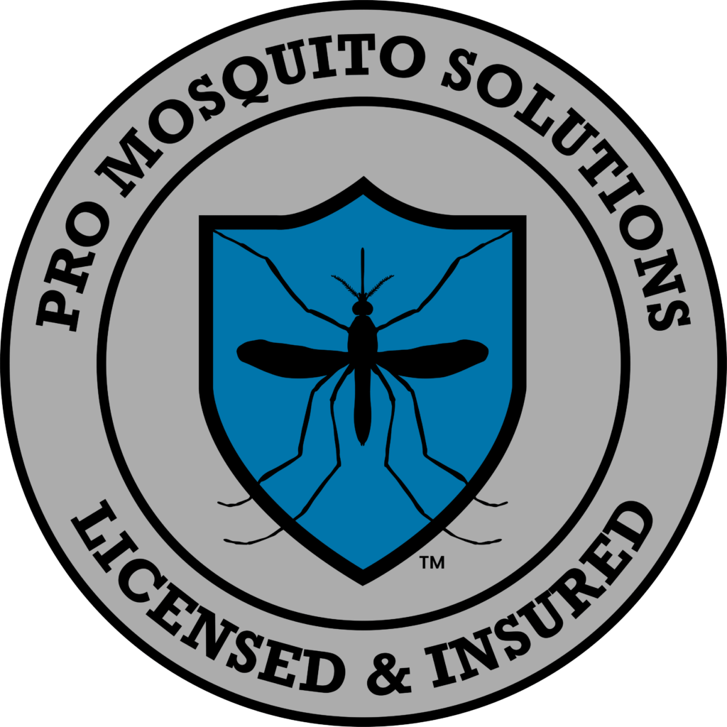 Pro Mosquito Solutions logo, symbolizing expert mosquito control services for a pest-free summer experience in Rhode Island.